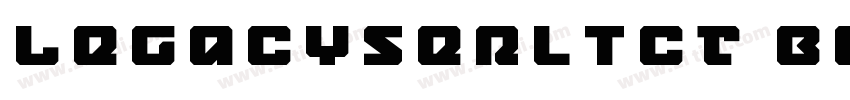 LegacySerltcT Boldlt字体转换